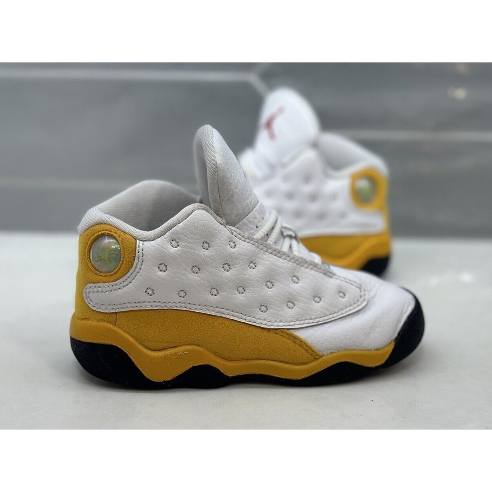 Nike Air Jordan 13 Retro Del Sol TD Shoes Sneakers DJ3004-167 • Size 8C